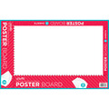 Ucreate Poster Board, White, 14in x 22in, 8 Sheets, PK24 PCAR37439